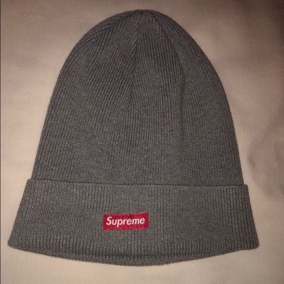supreme small box logo beanie